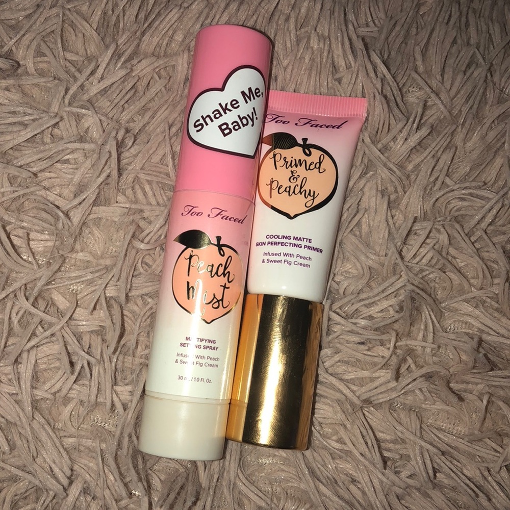 TOO FACED PEACH PRIMER/SETTING SPRAY BUNDLE